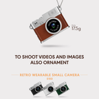 Retro Mini Keychain Camera